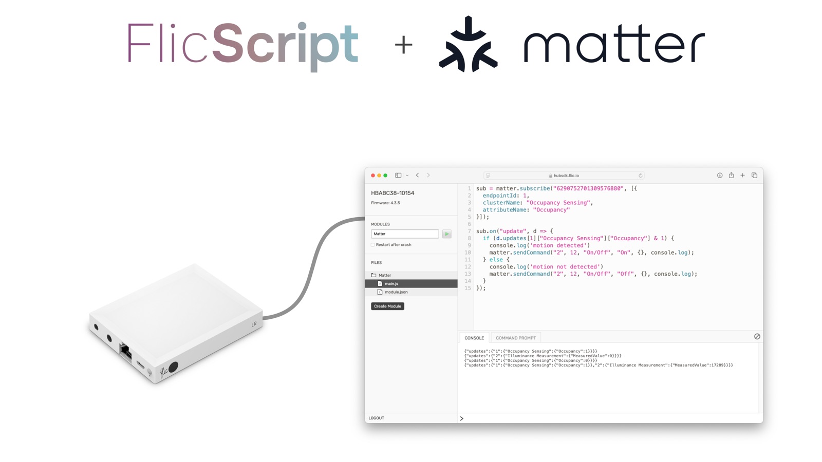 Flic Launches the World’s First Scriptable, Matter-certified Controller